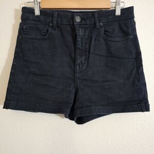 American Eagle Outfitters Black Curvy High Rise Shortie